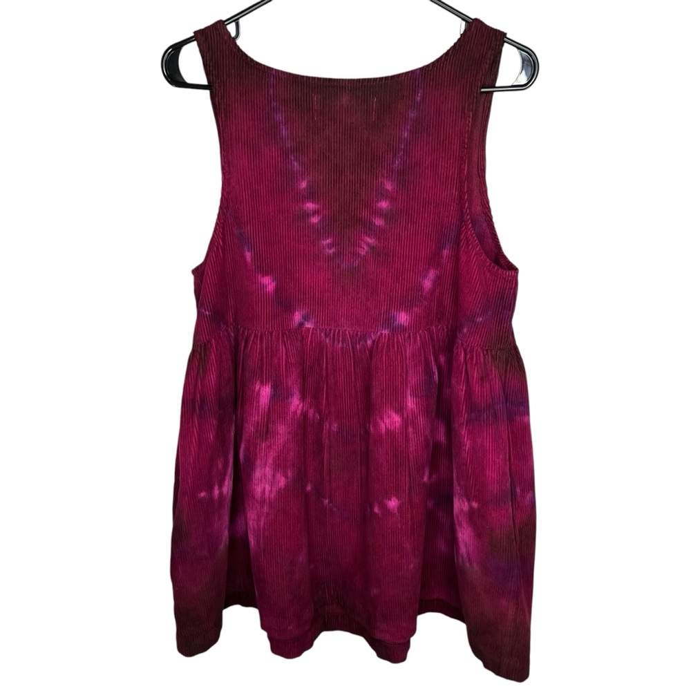 New UO Kimchi Blue Tie Dye Babydoll Corduroy Dress S - Picture 4 of 6